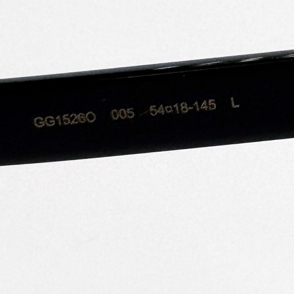 NEW GUCCI EYEGLASSES BLACK UNISEX EYEWEAR GUCCI GG1526O 005 - Picture 8 of 10